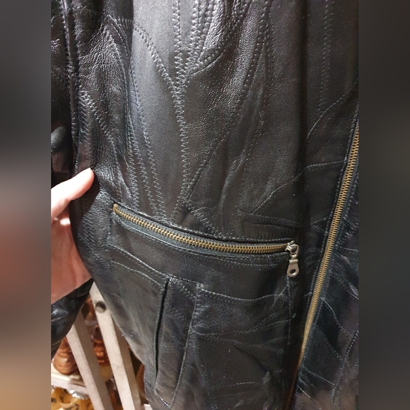 Vintage geniune leather jacket Pacific Flyer - Picture 2 of 15